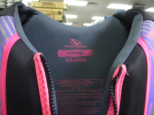 Used Stearns Youth Life Vest in Purple