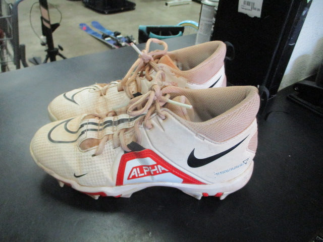 Load image into Gallery viewer, Used Nike Alpha Menace 3 Shark Size 4y cleats
