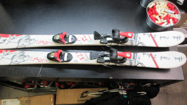 Load image into Gallery viewer, Used Salomon Teneighty Thruster Skis 2007 121cm
