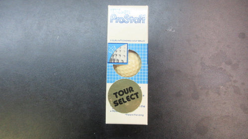 Vintage Wilson ProStaff Tour Select Golf Balls Set Of 3