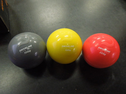 Used Driveline Baseball Youth Plyo Set 3 Balls Included 8oz, 5.3 oz and 3.5 oz