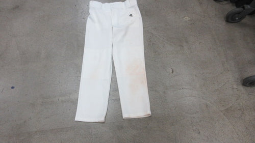 Used Adidas Youth Medium Open Bottom Baseball Pants
