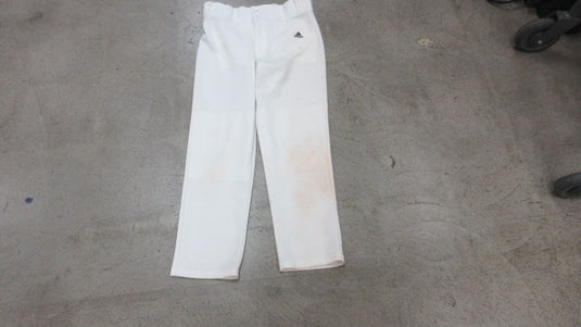 Used Adidas Youth Medium Open Bottom Baseball Pants