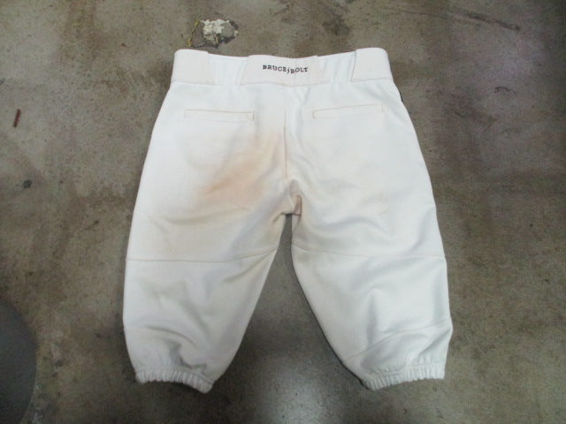 Load image into Gallery viewer, Used Bruce Bolt Baseball Shorts in White and Maroon Size Small
