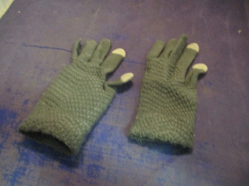 Used Grey Snow Gloves Size Youth