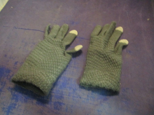 Used Grey Snow Gloves Size Youth
