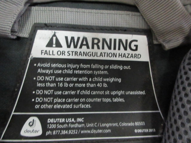 Load image into Gallery viewer, Used Deuter Kid Comfort Air up to 40lb Baby Backpack
