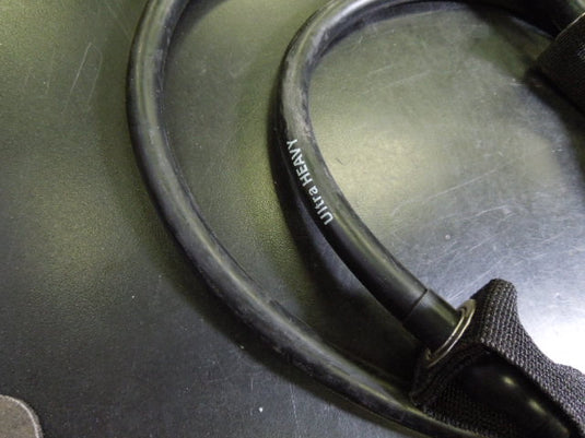 Used Black "Ultra Heavy" Resistance Tube with O Ring End Points