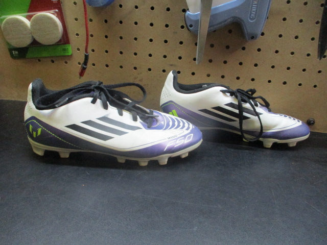 Load image into Gallery viewer, Used Adidas Kids F50 Club FG Messi Soccer Cleats - Size 3.5
