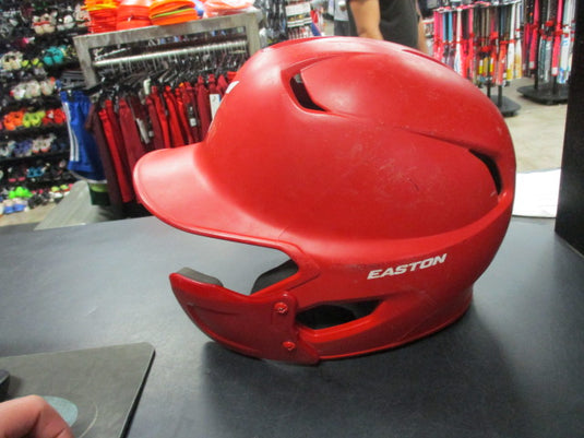 Used Easton Senior Junior Size 7 1/8 - 7 1/2 Batting Helmet W/ Jaw Guard