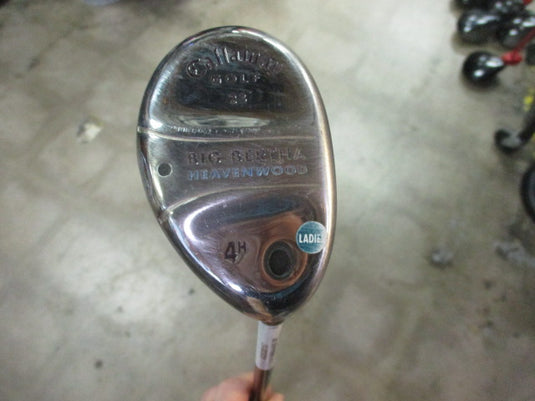 Used Ladies Callaway Big Bertha Heavenwood 4 Hybrid (damaged grip)