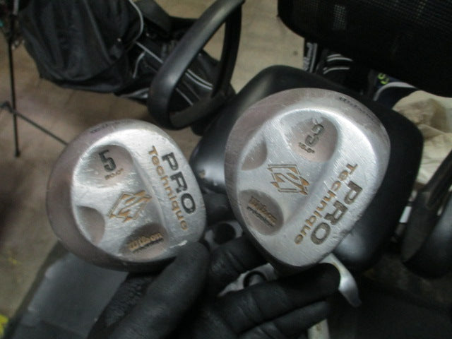 Load image into Gallery viewer, Used Wilson Pro Technique Mid Size Golf Club Set 1D, 3/5W, 3-8I and PW 11pc

