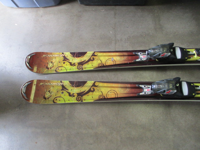 Load image into Gallery viewer, Used Nordica Olympia Conquer Downhill Skis w/ Nordica N Pro 2S Bindings
