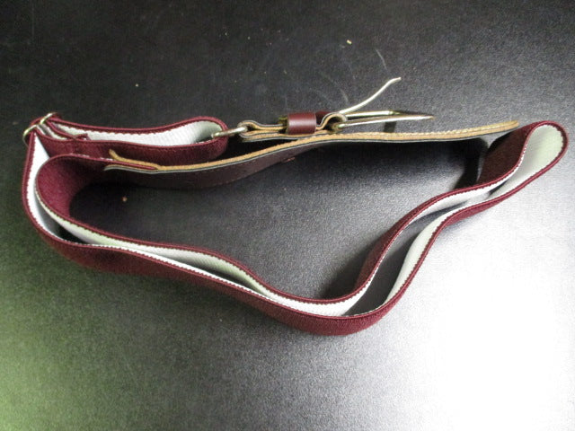 Load image into Gallery viewer, Used Moo Sport Stuff Maroon Adjustable 1.5&quot; Thick Baseball Belt
