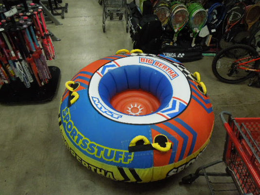 Used Sports Stuff Big Bertha Towable 4 Person Towable Tube with Outer Cover