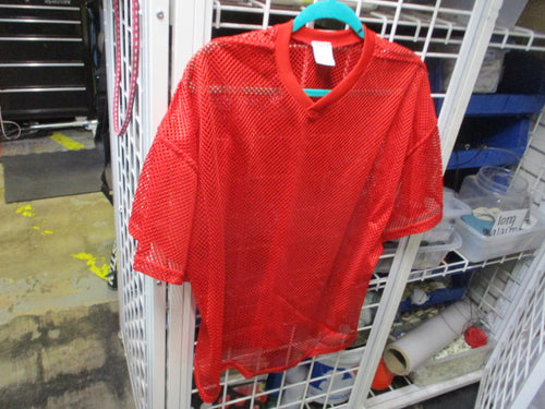 Used Champro Red Football Jersey Size Large