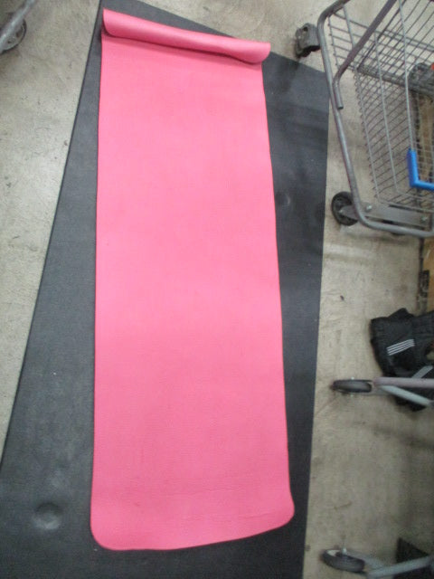 Used TKO Pink YOGA MAT With crry Strap
