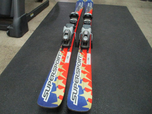 Used Volkl Supersport 158Cm Downhill Skis W/ Marker Bindings