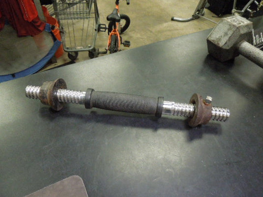 Used Standard Dumbbell Handle with Screw in Plate Lock