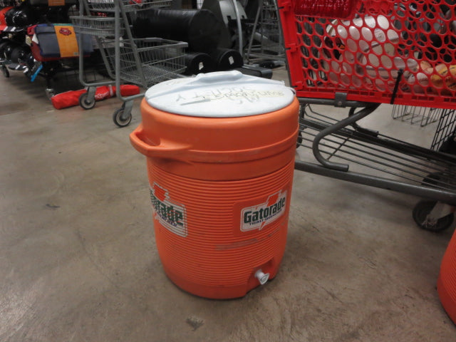 Load image into Gallery viewer, Vintage Gatorade Rubbermaid Orange Water Jug 10 Gallon Large Cooler With Spout
