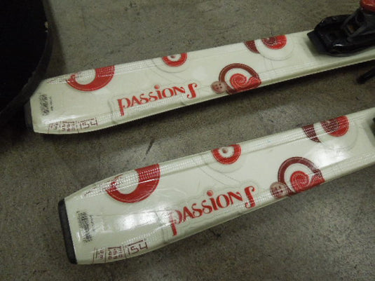 Used Rossignol Passion Ladies All Mnt. 154cm Snow Skis with Matching Bindings
