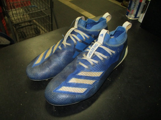 Used Adidas Adizero 8 Soccer Cleat in Blue Size 11