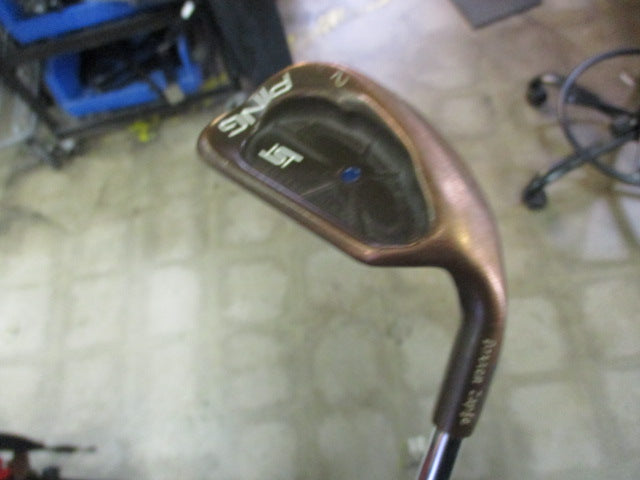 Load image into Gallery viewer, Used Ping ISI 2 Beryllium Blue Dot Sand Wedge - Name Engraved DAREN ZAPFE
