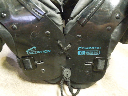 Used Champro Scorpion Football Shoulder Pads Size XL