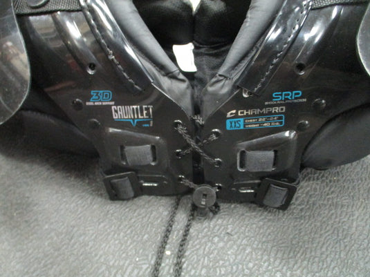 Used Champro Gauntlet I Youth XXS Football Shoulder Pads  Under 40lbs
