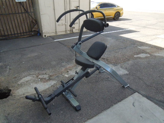 Used Body-Solid Plate Loaded Semi-Recumbent Ab Bench