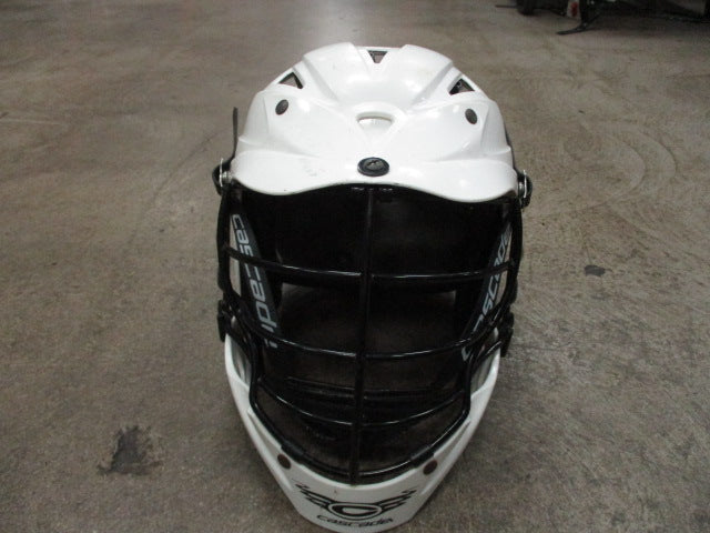 Load image into Gallery viewer, Used Cascade CPX-R White Lacrosse Helmet
