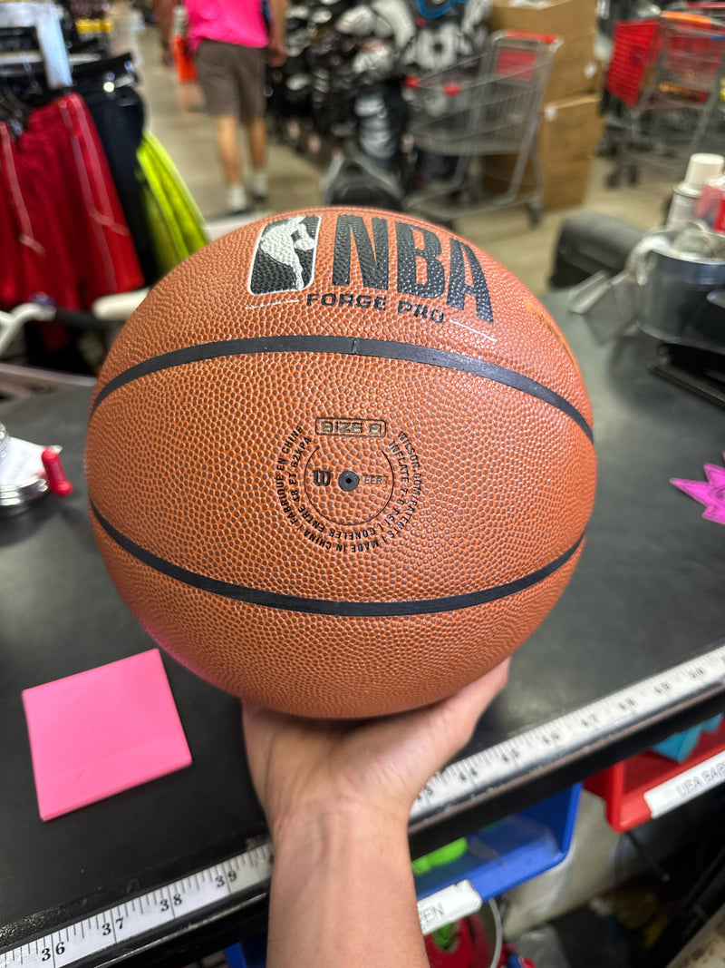 Load image into Gallery viewer, Used Wilson NBA Forge Pro Basketball Size 6
