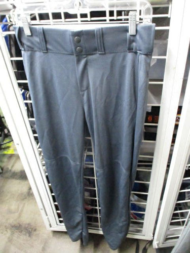 Used Alleson Grey Open Bottom Pants Adult Size Medium