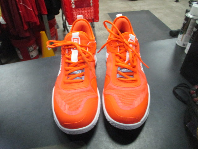 Load image into Gallery viewer, Used K-Swiss Orange Size 11 Pickle Ball shoes
