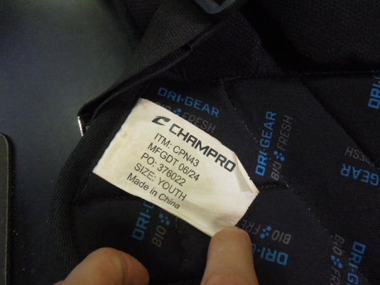 Used Champro Helmax 2.0 Dry-Gear Chest Protector Size Youth