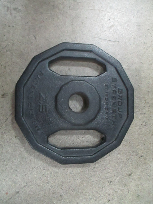 Used Group Strength Rubber Hex 2.5LB Standard Weight Plate
