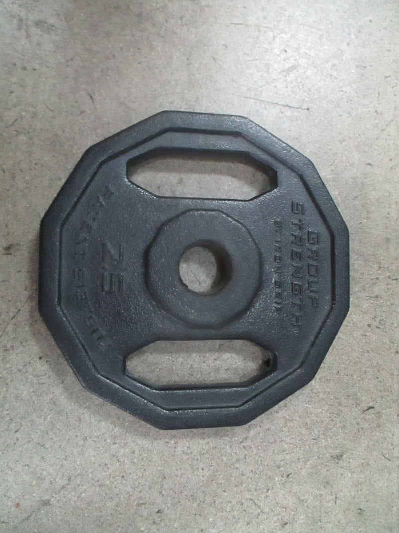 Load image into Gallery viewer, Used Group Strength Rubber Hex 2.5LB Standard Weight Plate
