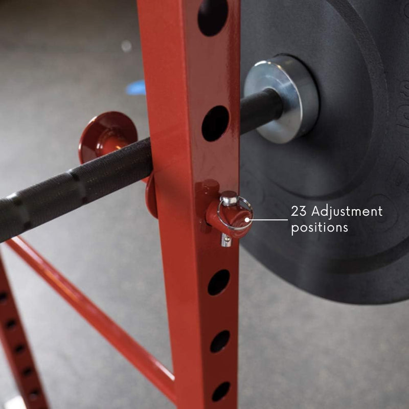 Load image into Gallery viewer, New Body-Solid Best Fitness Power Rack (BFPR100R) - Red 500lb Capacity
