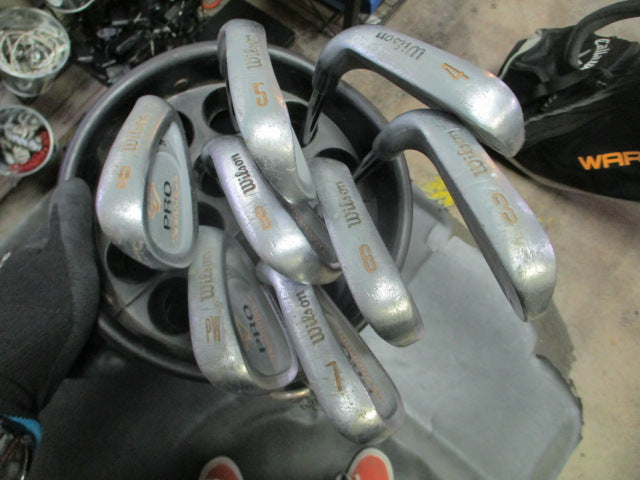 Load image into Gallery viewer, Used Wilson Pro Technique Mid Size Golf Club Set 1D, 3/5W, 3-8I and PW 11pc
