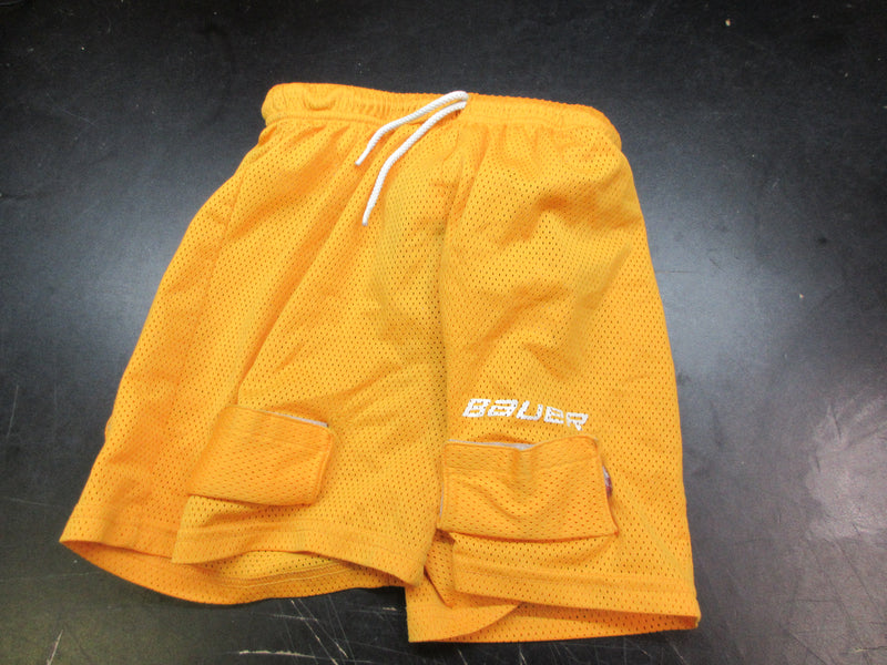 Load image into Gallery viewer, Used Bauer Core Mesh Hockey Shorts - Size Youth Medium
