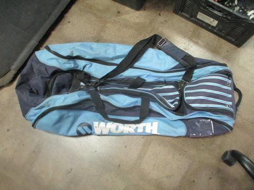 Used Worth Roller baseball softball bag With Wheels, Has Small tear (SEE PIC)