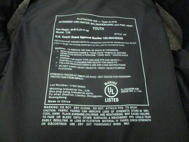 Load image into Gallery viewer, Used Jobe Youth Life Jacket Size 50-90lbs

