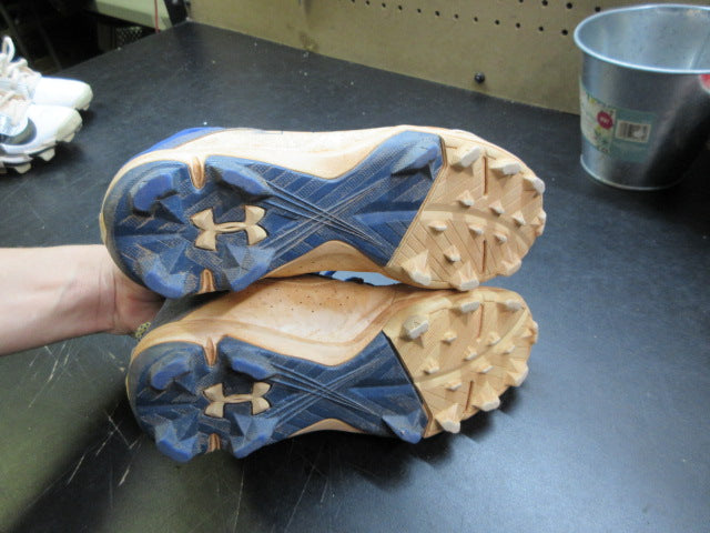 Load image into Gallery viewer, Used Under Armour Harper 8 Mid RM Baseball Cleats - Size Youth 3
