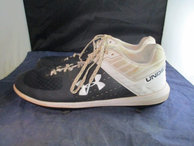 Load image into Gallery viewer, Used Under Armour Yard Low Metal Cleats Adult Size 13 - Pitcher&#39;s Toe
