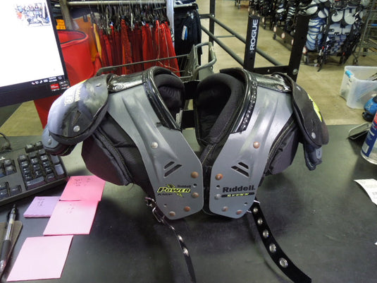 Used Riddell Power AMP Youth Shoulder Pads Size XS