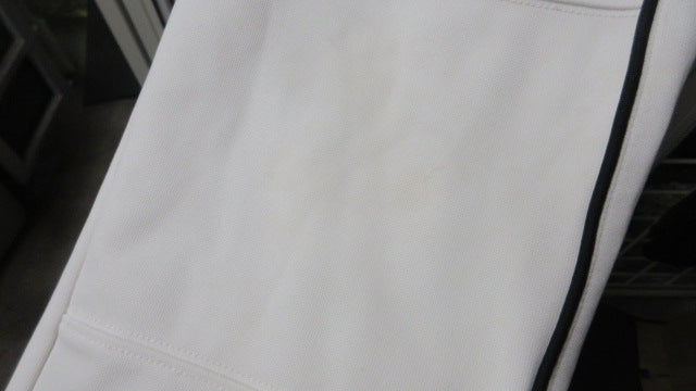 Load image into Gallery viewer, Used Under Armour White Open Bottom Pants Youth Size XS
