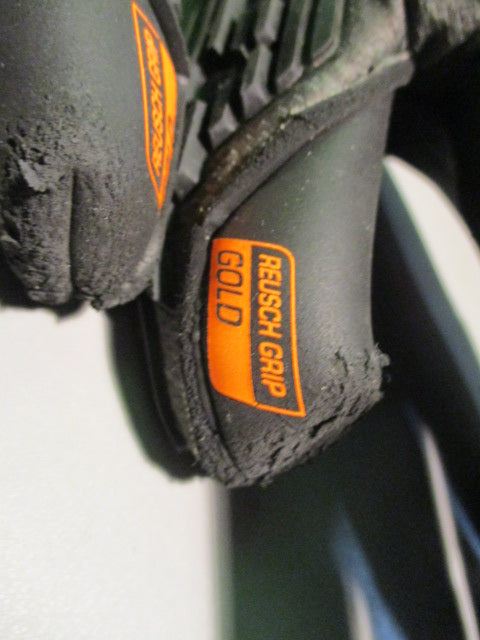 Load image into Gallery viewer, Used Reusch Attrakt Grip Finger Size 9 Support Soccer Goalkeeper Gloves
