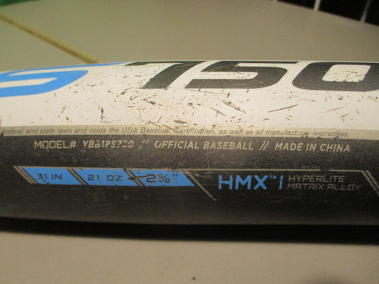 Used Easton S750 (-10) 31" USA Baseball Bat