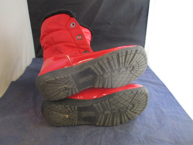 Load image into Gallery viewer, Used Sporto Cold Red Snow Boots Size 6
