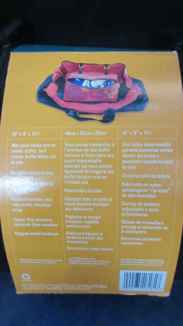 Load image into Gallery viewer, Used Lewis N Clark 18&quot; Sport Duffle Bag - plastic wear
